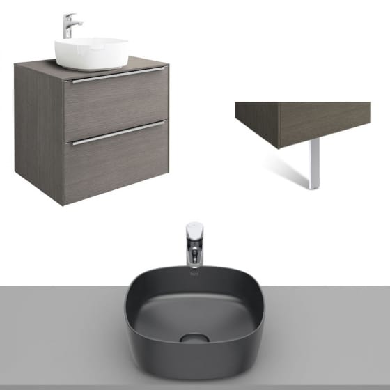 Image of Roca Inspira Wall Hung Vanity Unit With Countertop Basin