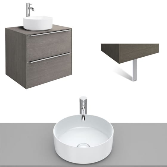 Image of Roca Inspira Wall Hung Vanity Unit With Countertop Basin