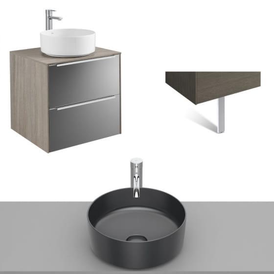 Image of Roca Inspira Wall Hung Vanity Unit With Countertop Basin