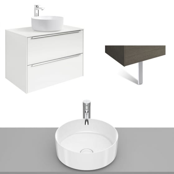 Image of Roca Inspira Wall Hung Vanity Unit With Countertop Basin