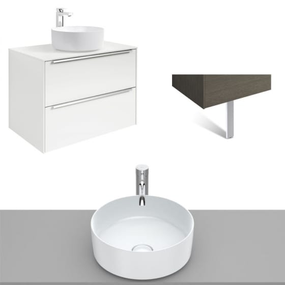 Image of Roca Inspira Wall Hung Vanity Unit With Countertop Basin