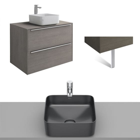 Image of Roca Inspira Wall Hung Vanity Unit With Countertop Basin