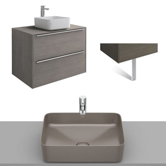 Image of Roca Inspira Wall Hung Vanity Unit With Countertop Basin