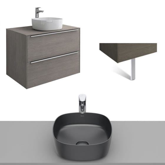 Image of Roca Inspira Wall Hung Vanity Unit With Countertop Basin