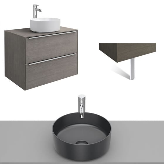 Image of Roca Inspira Wall Hung Vanity Unit With Countertop Basin