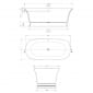 Image of BC Designs Bampton Freestanding Bath