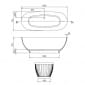 Image of BC Designs Casini Freestanding Bath