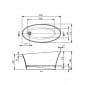Image of BC Designs Delicata Freestanding Bath