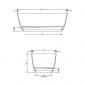 Image of BC Designs Divita Freestanding Bath