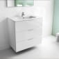 Image of Roca Victoria-N Wall Hung Vanity Unit & Basin