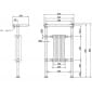 Image of Bayswater Clifford Towel Rail/Radiator