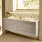 Image of Roca Beyond Wall Hung Vanity Unit With Inset Basin