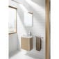 Image of Roca Mini Compact Wall Hung Vanity Unit Set