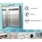 Image of RAK Solitaire Aluminium Single Mirrored Cabinet