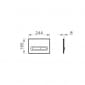 Image of VitrA Loop T Infrared Flush Plate