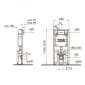 Image of VitrA 12cm Wall Hung Toilet Frame & Cistern