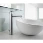 Image of Roca Targa Extended Height Monobloc Basin Mixer Tap With Pop-up Waste
