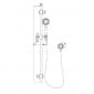 Image of RAK Washington Shower Slide Rail Kit