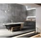 Image of Roca Art Plus Steel Freestanding Bath With Oak Platform