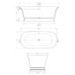 Image of BC Designs Bampton Freestanding Bath