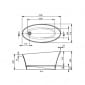 Image of BC Designs Delicata Freestanding Bath