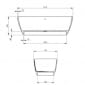 Image of BC Designs Vive Freestanding Bath