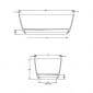 Image of BC Designs Divita Freestanding Bath