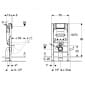 Image of Geberit Duofix Wall Hung Toilet Frame With 12cm Sigma Cistern