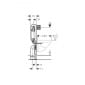 Image of Geberit Duofix Wall Hung Toilet Frame 0.82m With Kappa 15cm Cistern