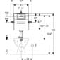 Image of Geberit Delta Dual Flush Concealed Cistern