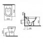 Image of VitrA S50 Back to Wall Toilet