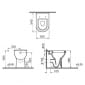 Image of VitrA S50 Back to Wall Toilet