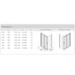 Image of Aqata Spectra SP310 Sliding Shower Door with Side Panel
