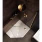 Image of Aqata DS506 Curved Quintet Walk-in Shower Wall