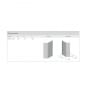 Image of Aqata DS506 Curved Quintet Walk-in Shower Wall