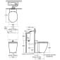 Image of Ideal Standard Concept Back to Wall Toilet