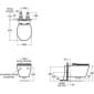 Image of Ideal Standard Concept Wall Hung Toilet