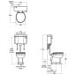 Image of Ideal Standard Waverley High / Low Level Toilet