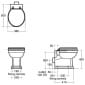 Image of Ideal Standard Waverley Back to Wall Toilet