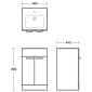 Image of Ideal Standard Tempo Vanity Unit Floor Standing