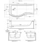 Image of Ideal Standard Concept Idealform Shower Bath