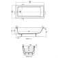 Image of Ideal Standard Concept Rectangular Idealform Bath