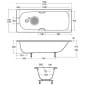 Image of Ideal Standard Simplicity Steel Bath 130L