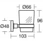 Image of Ideal Standard IOM Tumbler