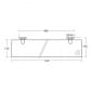 Image of Ideal Standard IOM Glass Shelf