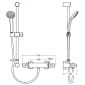 Image of Ideal Standard Alto EV Shower Pack with S1 Shower Kit