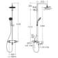 Image of Ideal Standard Ceratherm 100 Exposed Thermostatic Bath Shower Pack