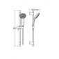 Image of Ideal Standard Idealrain Pro Medium Shower Rail kit