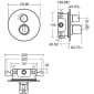 Image of Ideal Standard Concept Easybox Slim Shower Valves