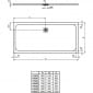 Image of Ideal Standard Ultraflat S Rectangular Tray